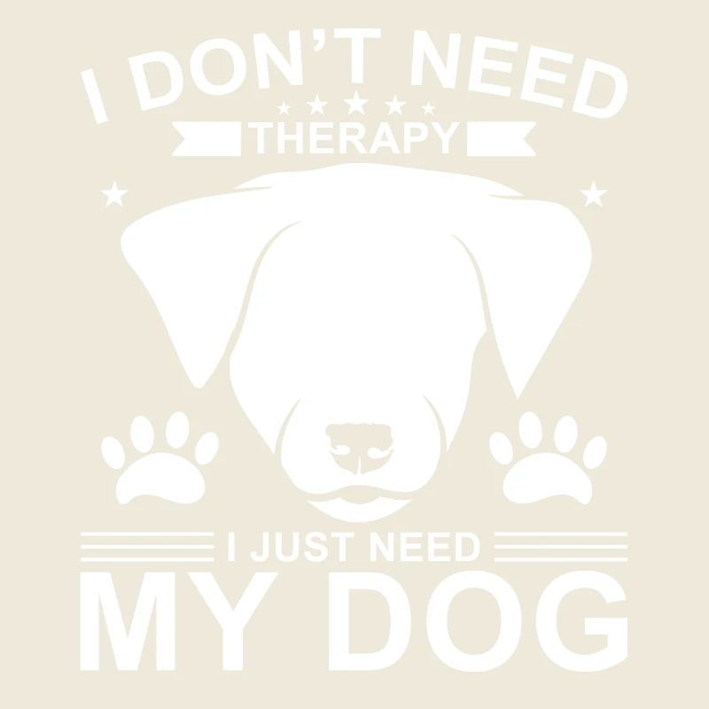 Therapy dog saying