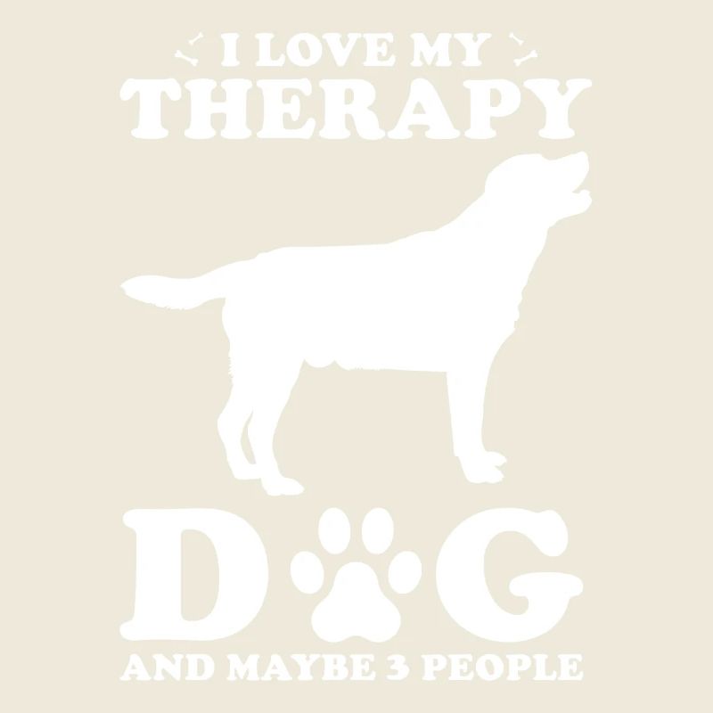 Therapy dog saying