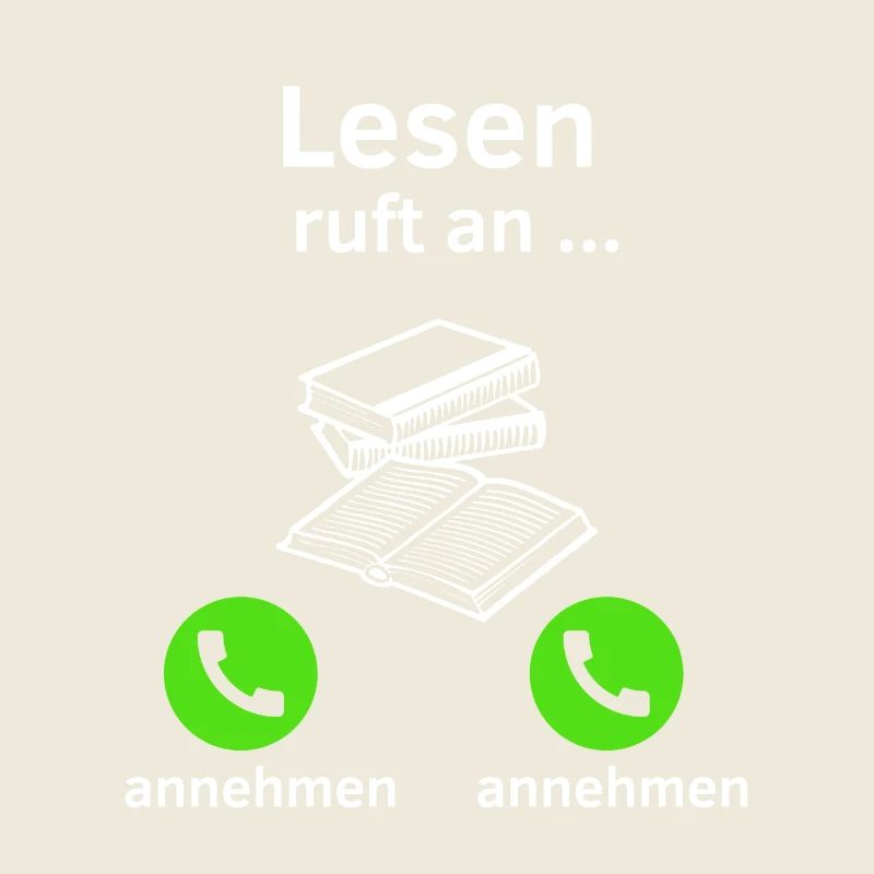 Lesen ruft an - annehmen oder annehmen?