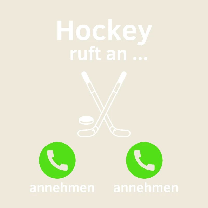 Hockey ruft an - annehmen oder annehmen?