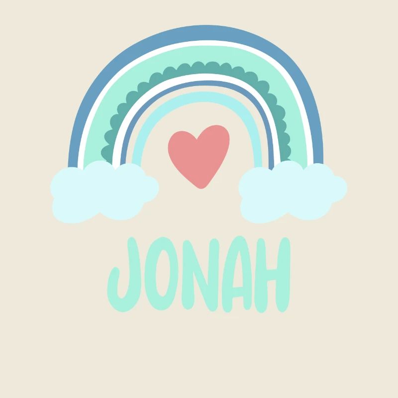 Jonah Name Regenbogen Baby