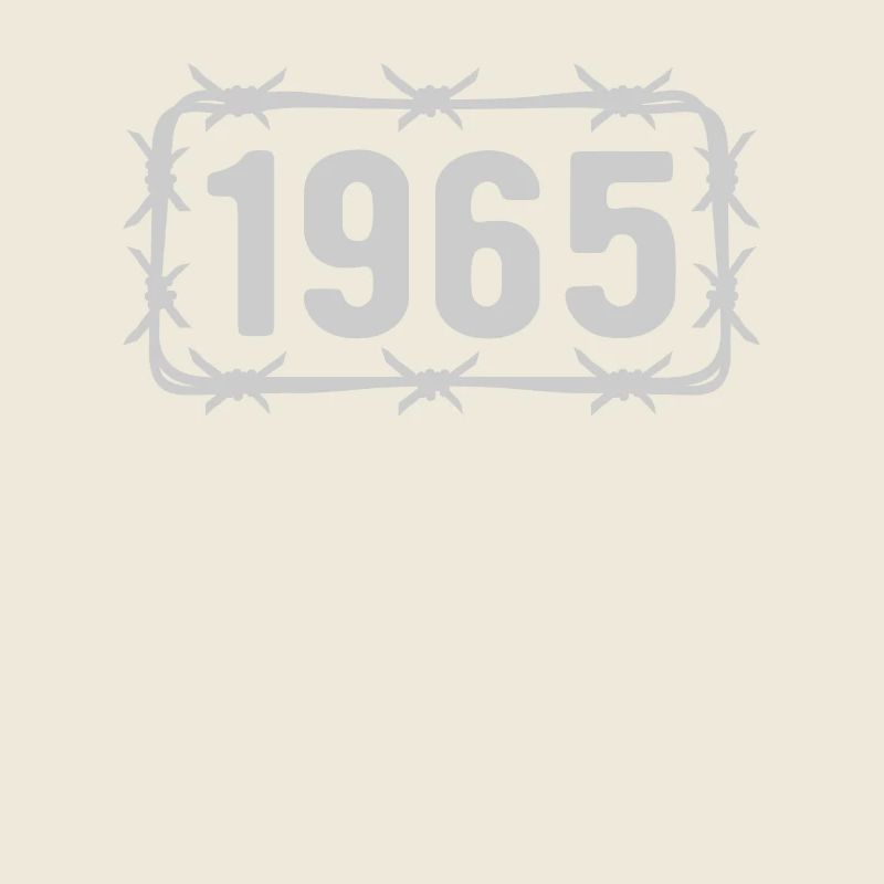Birthday born 1965 Barbed wire