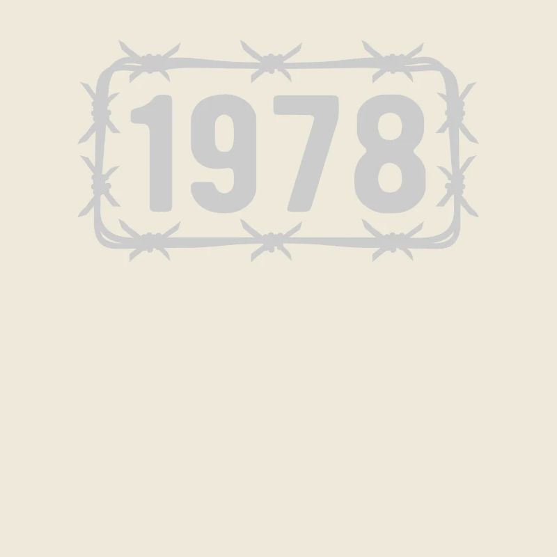 Birthday born 1978 Barbed wire