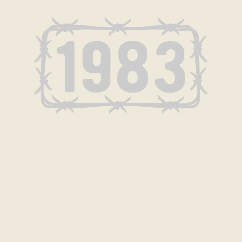 Birthday born 1983 Barbed wire