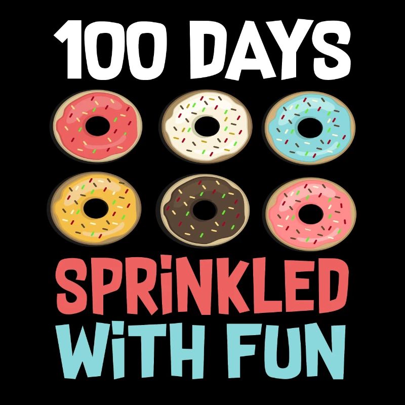 100 Days Sprinkled With Fun Donut gift