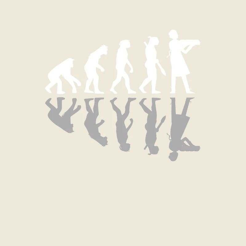 Human Evolution Funny Baking Baker Humor Culinary