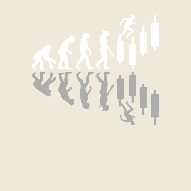 Human Evolution Day Trader Humor Trading Investor