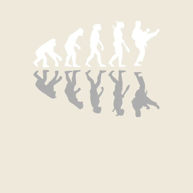 Human Evolution Karate Martial Arts Lover MMA
