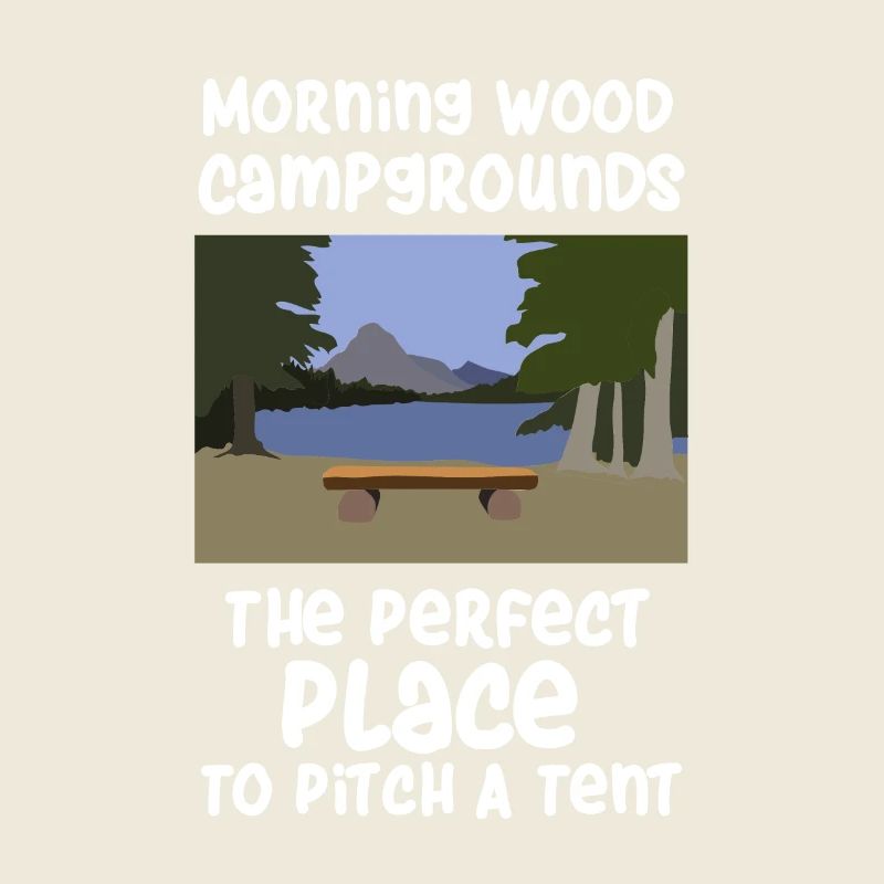 Camping slogan camping