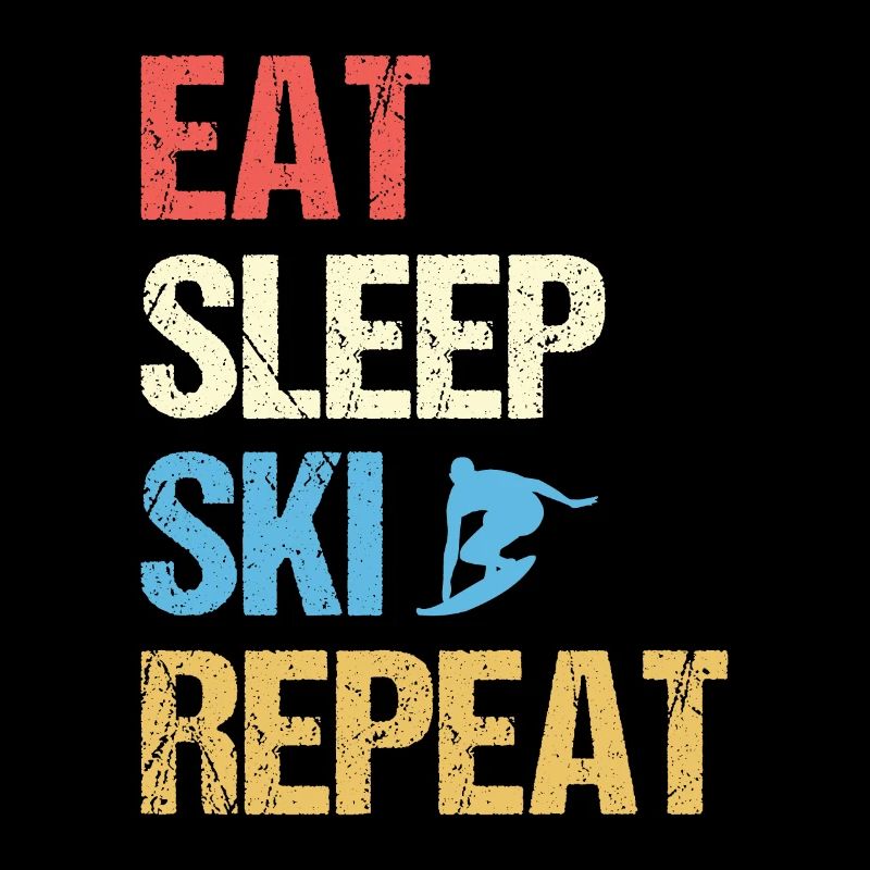 Manger dormir Ski Répéter