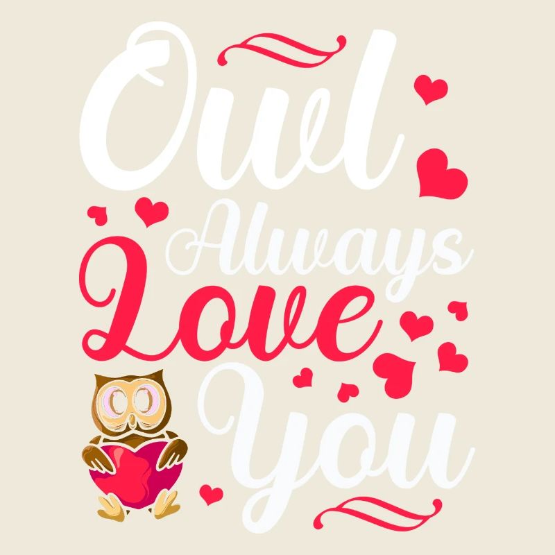 Eule Immer Liebe Dich Valentinstag Tier Tierwelt