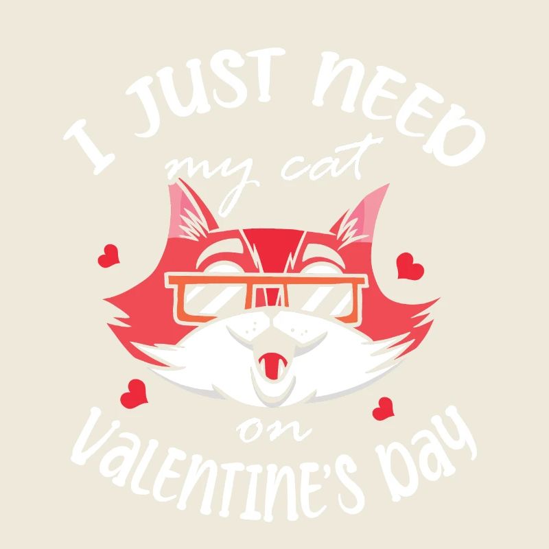 I just need my cat on Valentine's Day