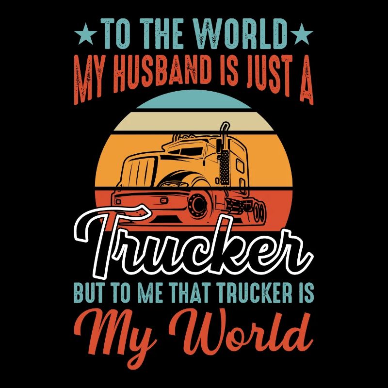 Husband Father Trucker Legend