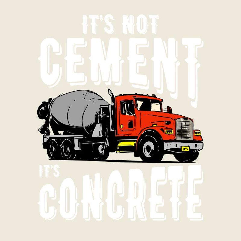 Pas de ciment c’est du béton drôle de bétonnière