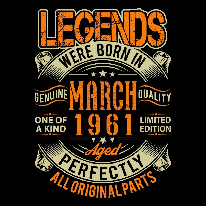 1961 Mars Anniversaire Légende