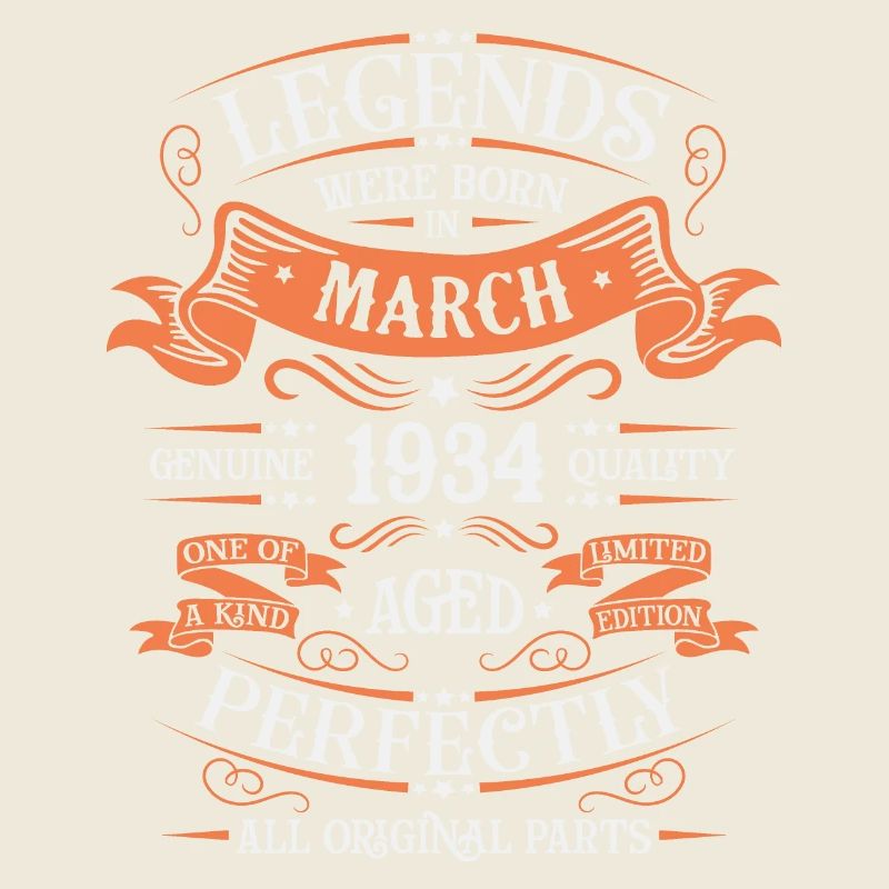 The legends were born in March 1934 gift