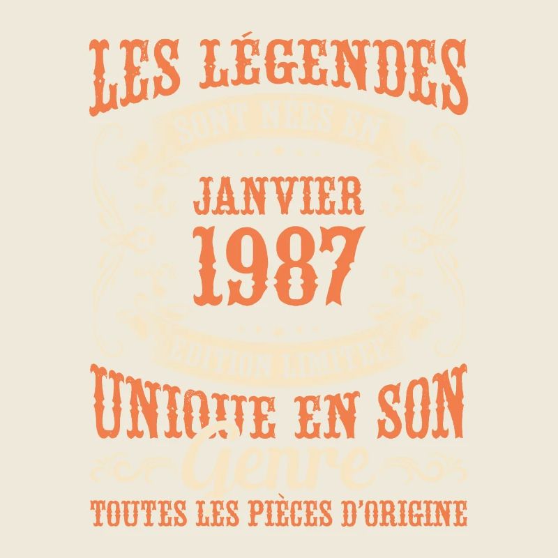 Les Légendes Sont Nées En Janvier 1987 Cadeau