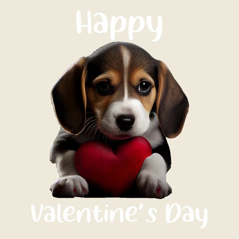 Bonne Saint-Valentin Beagle