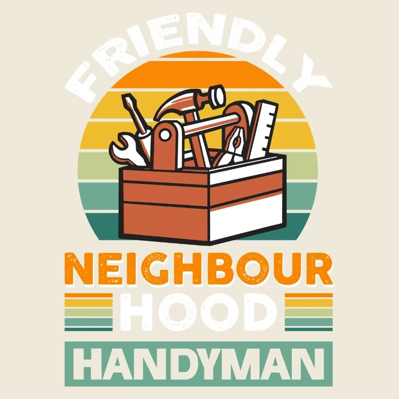 Freundlicher Handwerker aus der Nachbarschaft