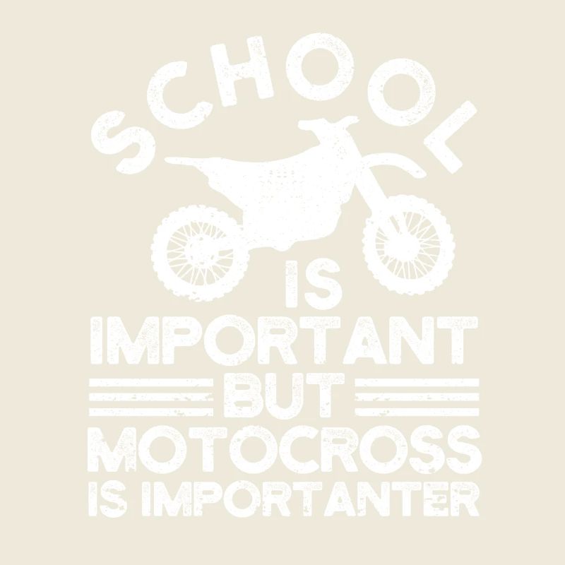 L’école est importante, mais le motocross reste
