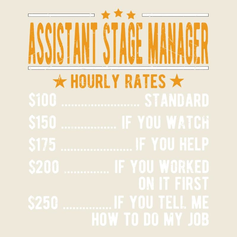 Assistant Bühnenmanager Stundenlohn