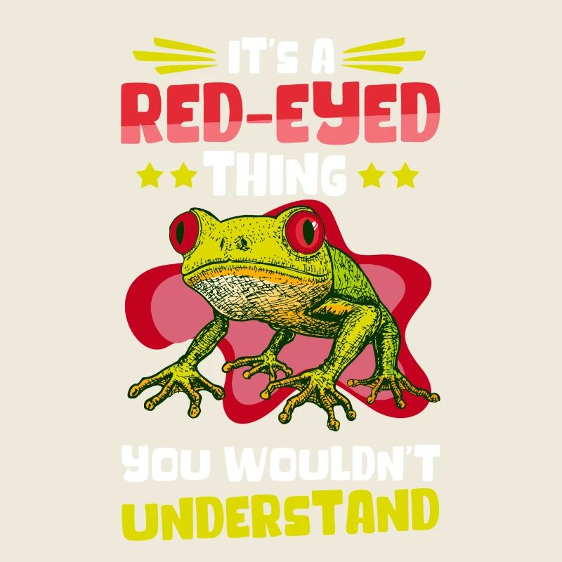 Frosch Rotaugenlaubfrosch Frösche Geschenk
