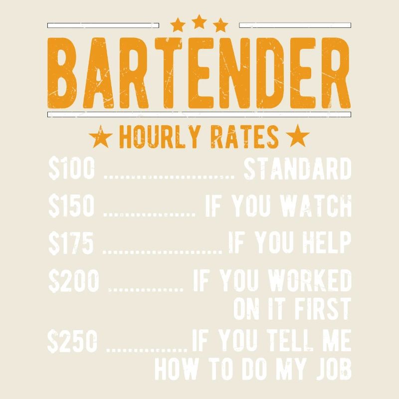 Barman hourly wage