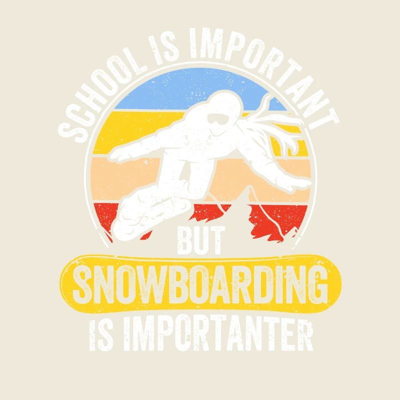 L’internat est important, mais le snowboard