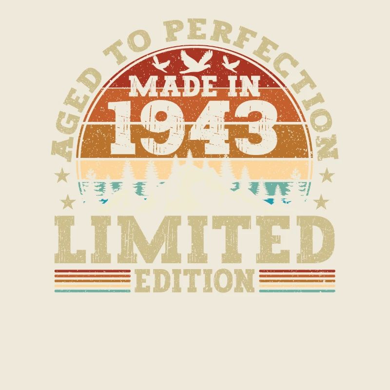 Geburt der Legenden 1943 Geburtstagsgeschenk