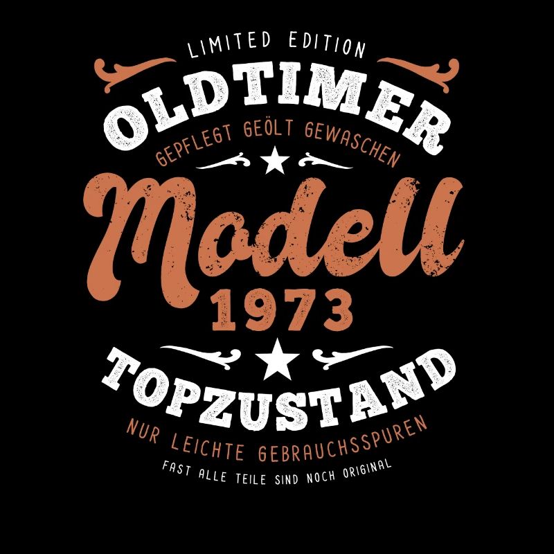 Oldtimer Modell 1973 - Geburtstag - Jahrgang