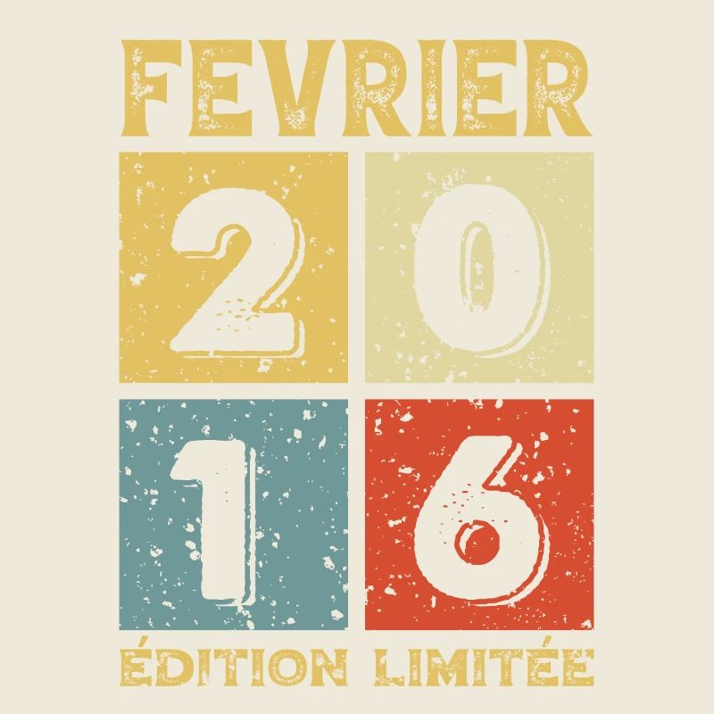 Anniversaire Vintage Idée Cadeau Février 2016