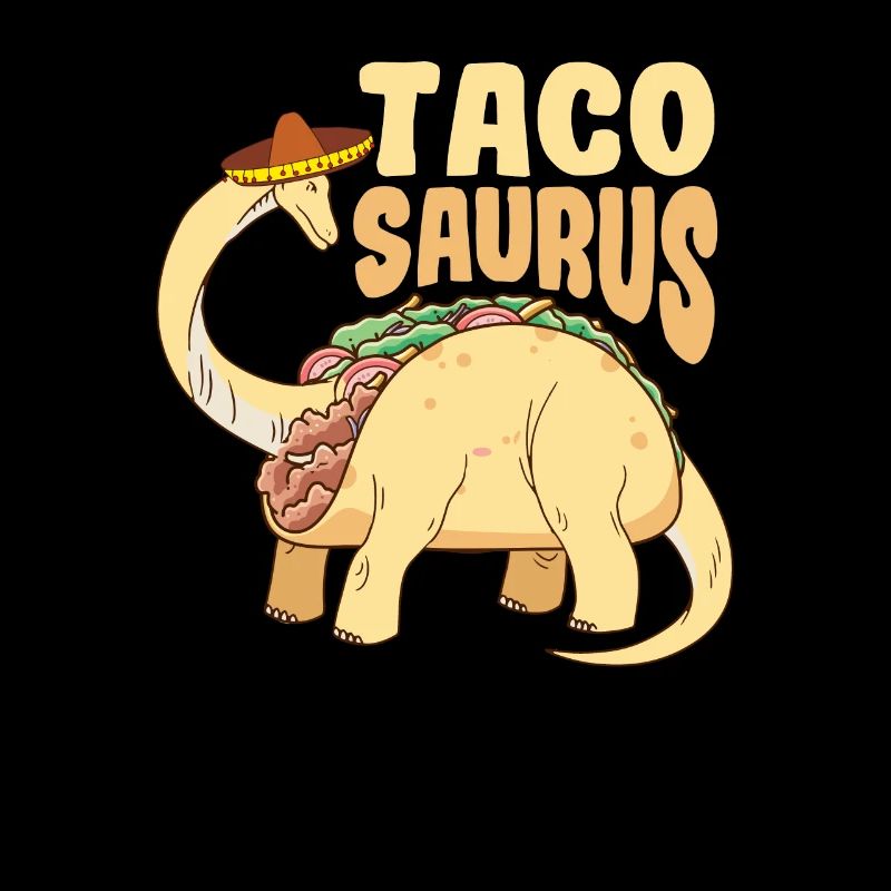 Tacosaurus Cinco de Mayo Chemise Funny Trex Taco