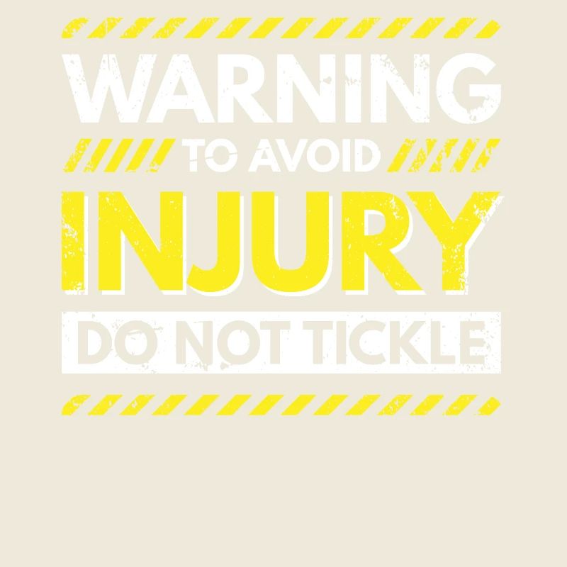 Avertissement - pour éviter les blessures - ne pas chatouiller