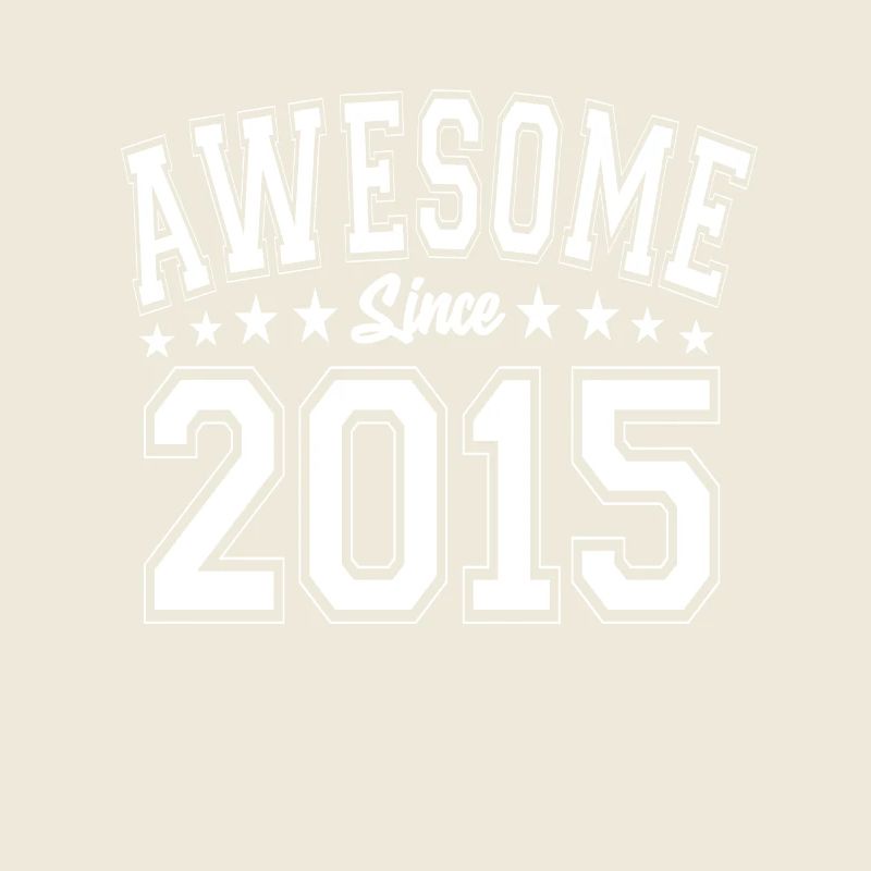 Awesome Since 2015 Geburtstag 2015 Vintage 2015