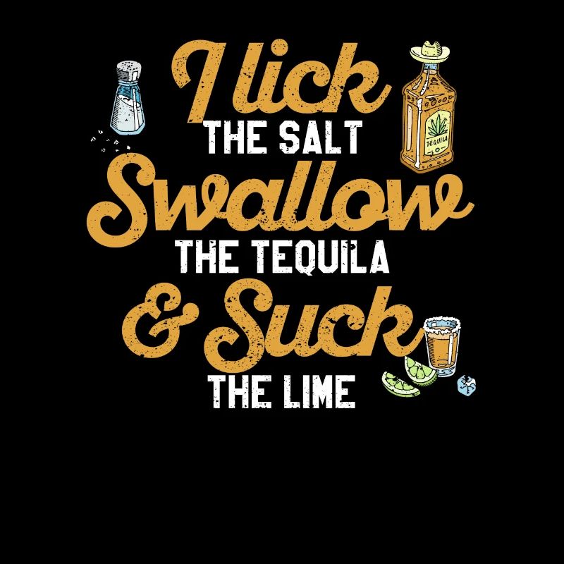 Je lèche sel avaler tequila sucer citron vert