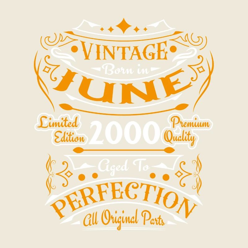 Juni 2000 Retro Vintage Geburtstagsgeschenk