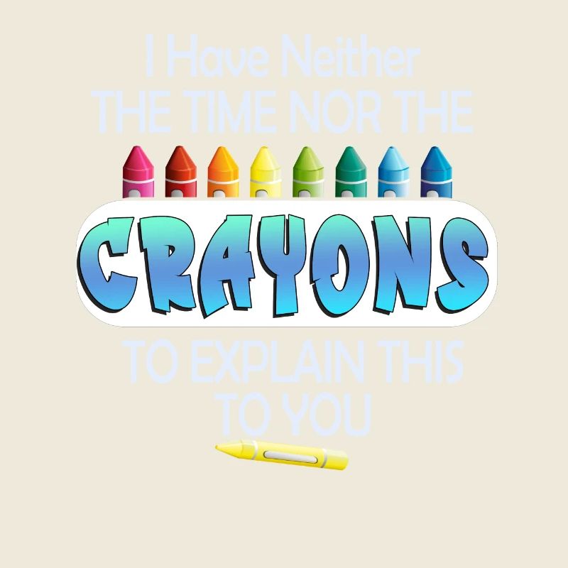 Ich habe nicht die Zeit oder die Buntstifte