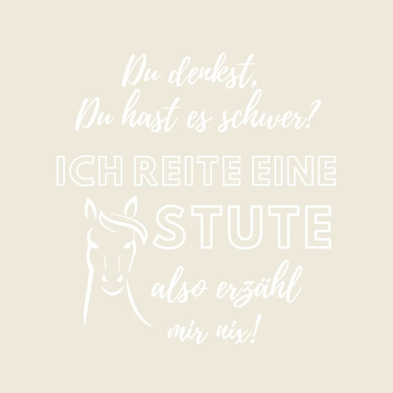 Ich reite eine Stute