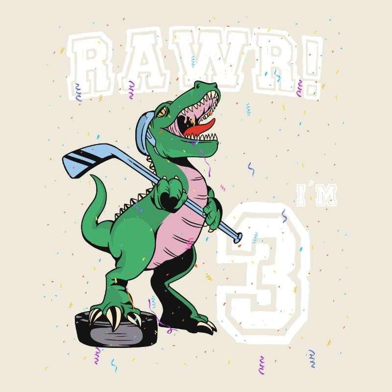 Rawr I’m 3 3rd Birthday Party T Rex Dinosaur