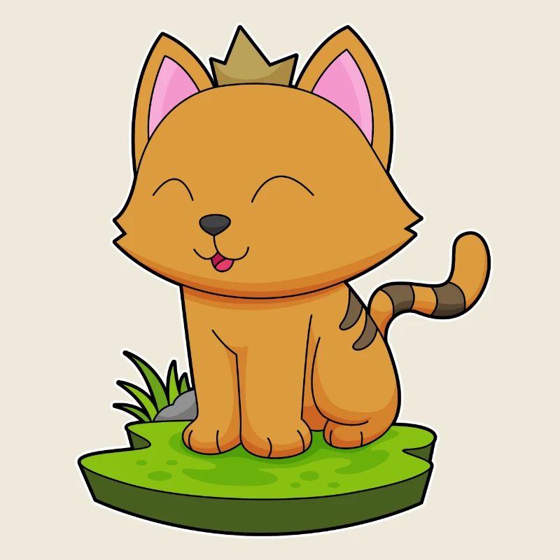 Couronne de reine de chat