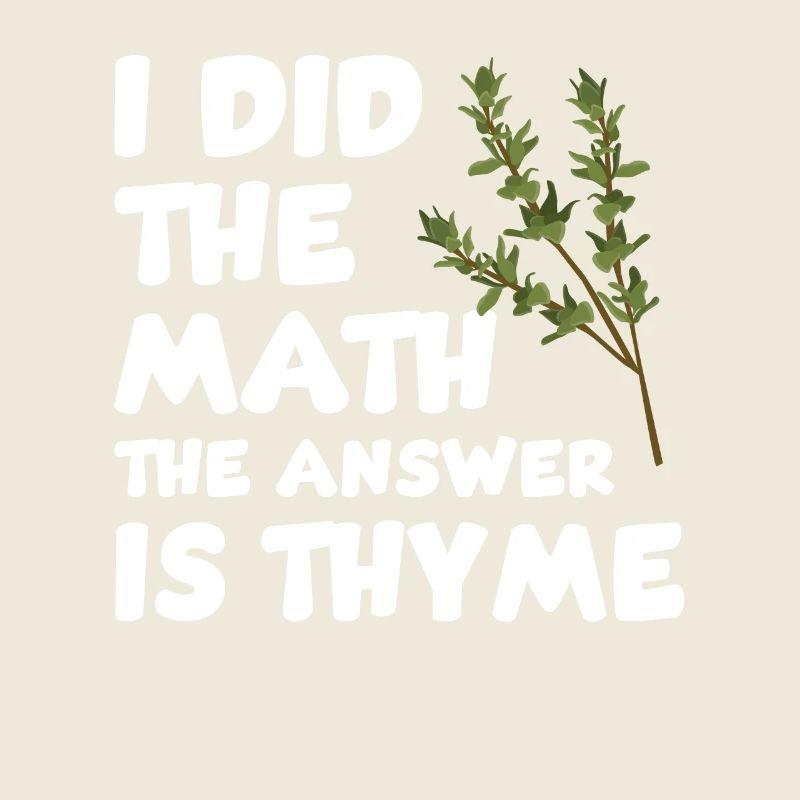 Drôle de dicton de thym