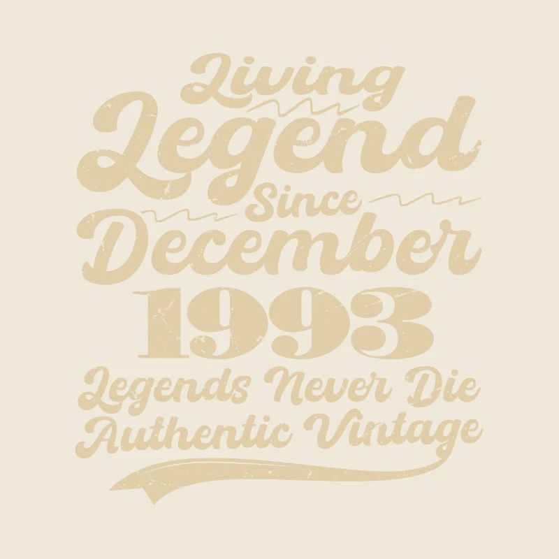 Es war einmal eine Legende. Dezember 1993 Geburts