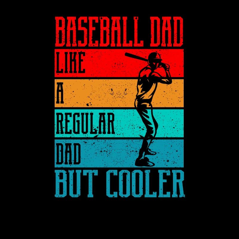 Baseball Dad Wie ein normaler Dad, aber cooler