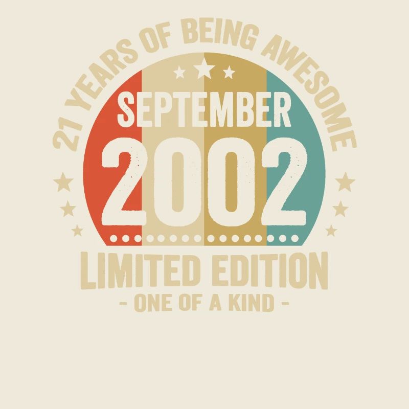 September 2002 21 Jahre Jubiläumsgeschenk