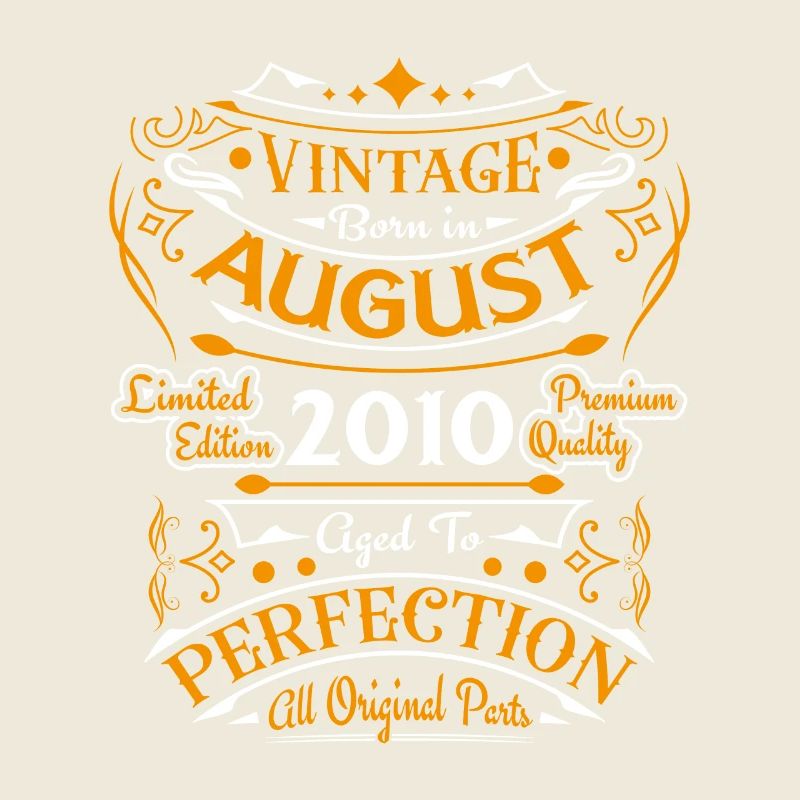 August 2010 Vintage Geburtstag Geschenkidee