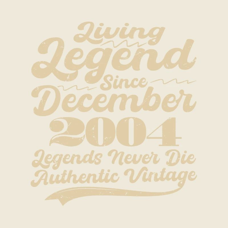 Il était une fois une légende. Décembre 2004 Naissance