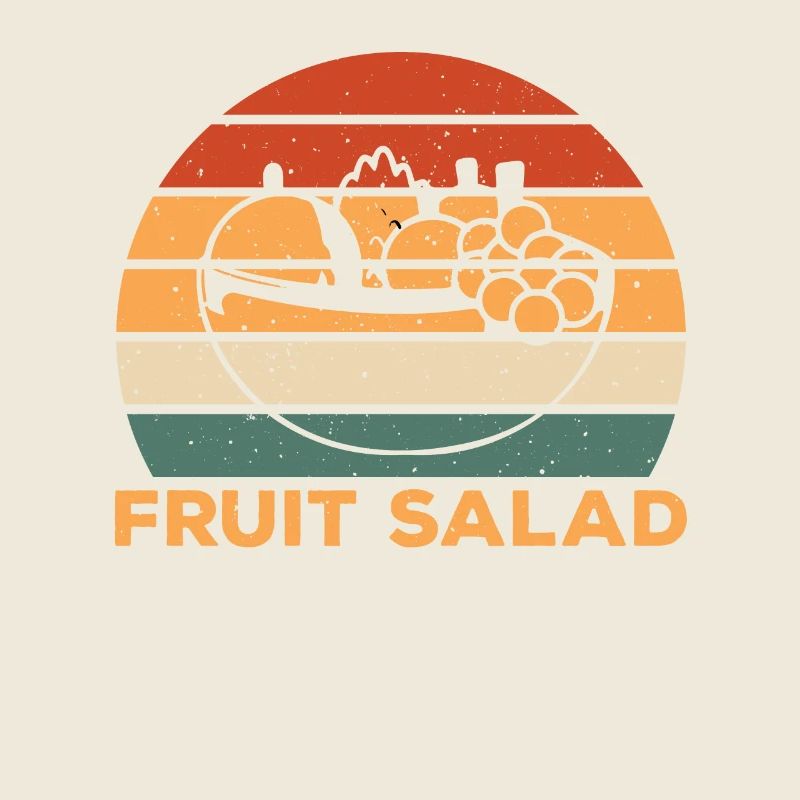 Retro Fruit Salad Bowl