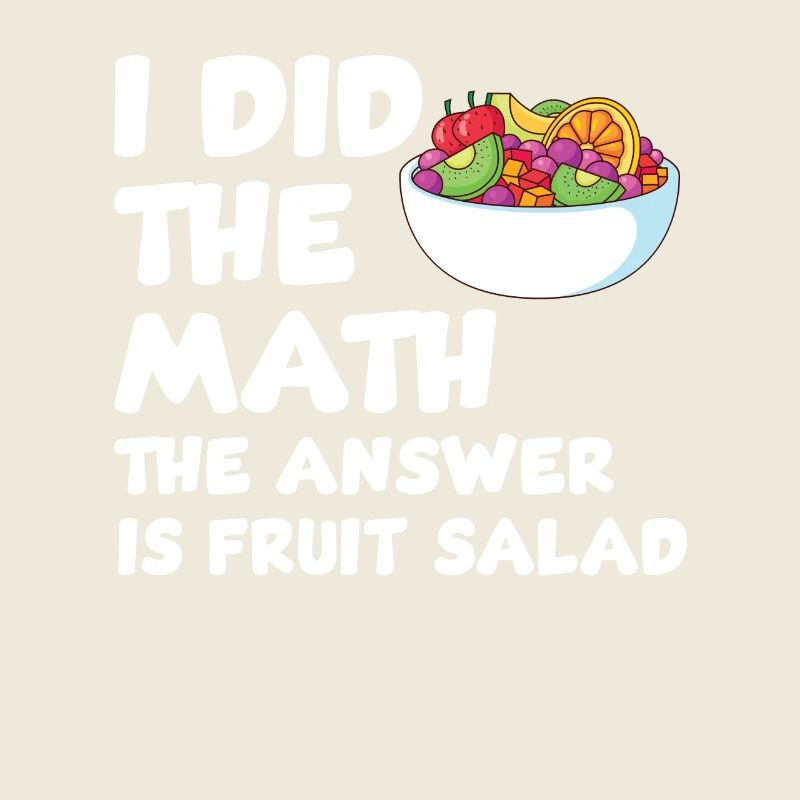 Lustiges Obstsalat Design