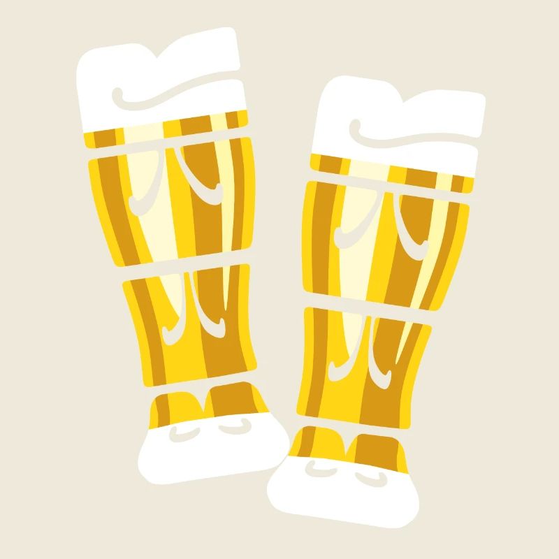 Thirst - drink beer - wheat beer - toast