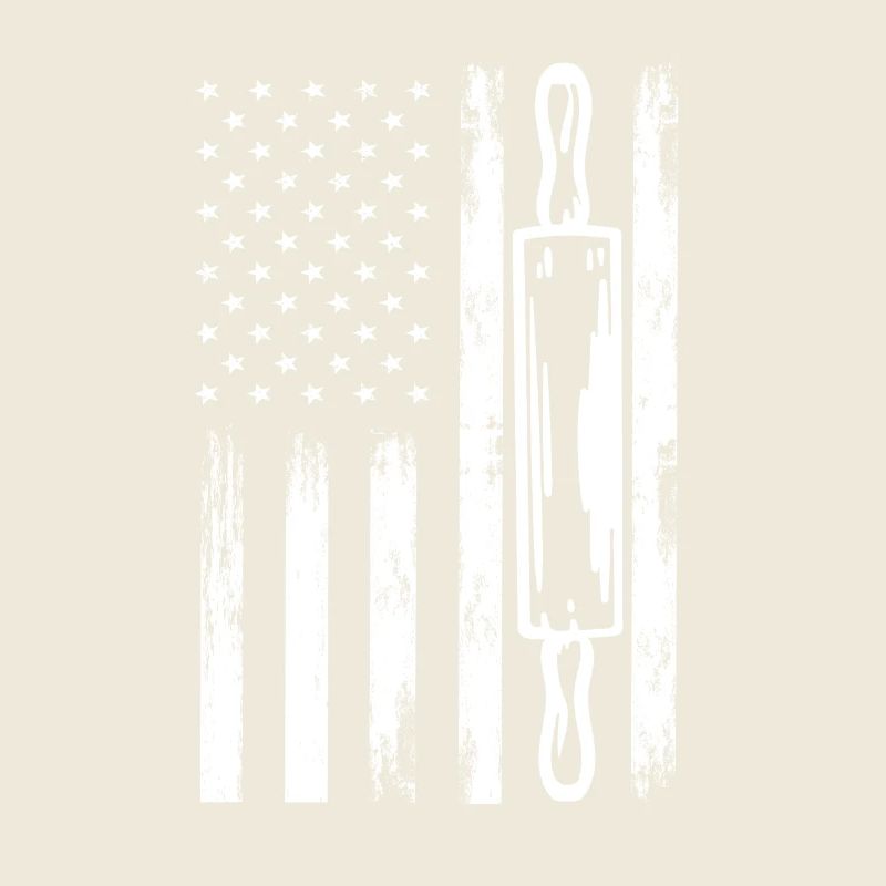 USA Flag Bread Baker America